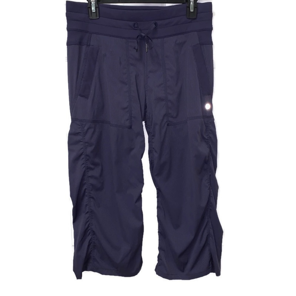 Lululemon Athletica Dance Studio Crops Plum